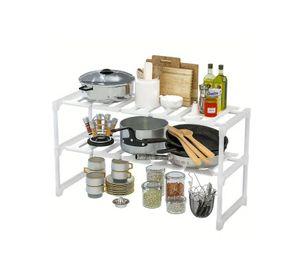 Organizador mueble cocina lavaplatos baño ajustable