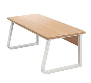 Escritorio Oficina Round Leg Posh Antideslizante Maple 120cm