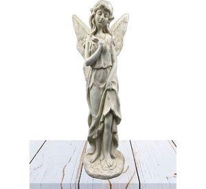 Estatua Escultural Angel Jardin Decoracion Adorno Lau