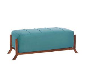 Banqueta Marsella Tela Velvet Turquesa