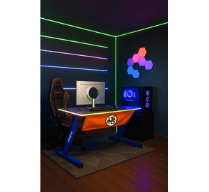 ESCRITORIO GAMER PANTHER D BALL LED