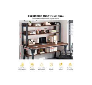 Escritorio Moderno Con Repisas 147x120x60x72