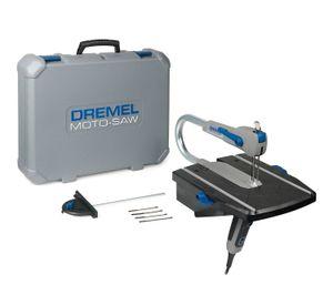 Dremel Moto-Saw Sierra Caladora de Banco con 10 Accesorios + Maleta