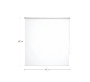 Cortina Roller Blackout Blanca 150x230cm