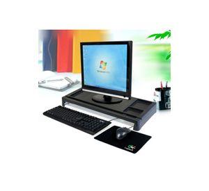 Mesa Organizador Escritorio Base Monitor Negro