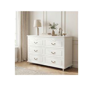 Comoda Cajonera Gabriela Elegante Estilo France 120*40*78cm Blanco