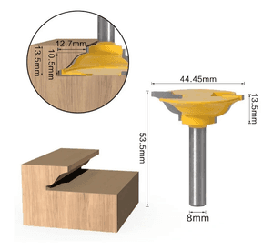 3 Fresas Para Puerta Fresadora Madera de 8MM