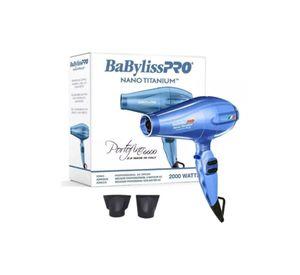 Secador De Pelo Babylisspro Nano Titanium Portofino 6600 Azul