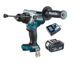 Taladro Atornillador Percutor 125 Nm 18v 5 ah Makita Dhp486