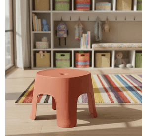 Taburete Plastico Bajo Multiuso Para Ninos