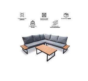 Juego de Living Terraza Palermo 6 Personas