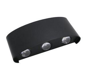 Aplique Negro Luz Calida Lineal Triple Aluminio Lau