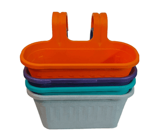 Pack 10 Macetero Colgante Balcón 40 Cm