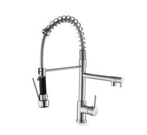 Llave Grifería Lavaplatos Doble Cuello Cisne Flexible Cocina Tap01 Plateado