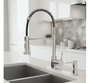 Monomando de Cocina Flexible Cromo Bermejo