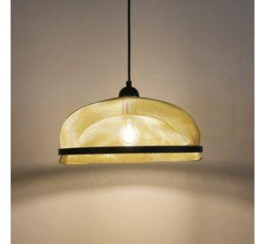 Lámpara Colgante Dorado con Detalle Negro Massimo Tendencia Home