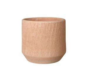 Maceta Graffio 25cm Texturizada, terracota