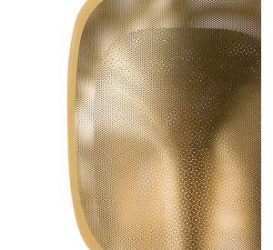 Lámpara Tendencia Home Mesa Glitter Cuerpo y Base Dorada
