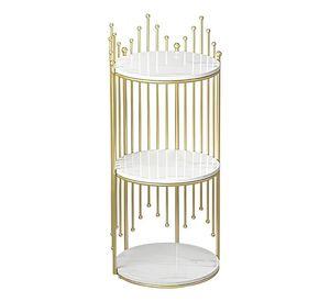 Mesa Centro Estante Decorativo Esquinero Almacenamiento Jhn