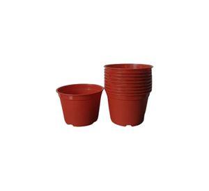 Pack de 10 Maceteros Redondos 16cm Terracota
