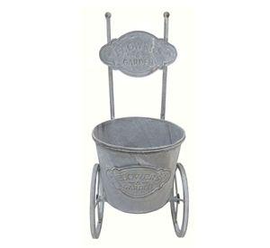 Macetero Decorativo Metal Hogar Jardin