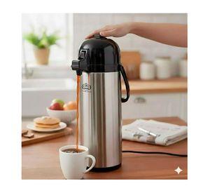 Termo Dispensador Acero 1 9lts Sif n Agua Caliente Cafe Te