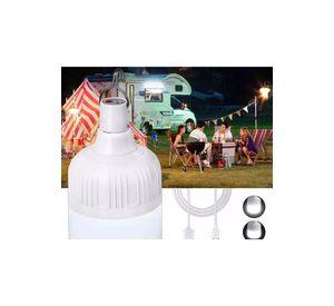 Portátil recargable emergencia USB, 80W LED lámpara foco, blanco
