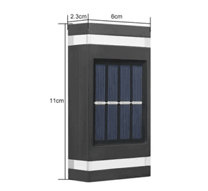 Aplique Led Exterior Luz Calida Foco Pared Impermeable