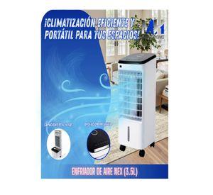 Enfriador De Aire Nex 65w Portatil Y Silencioso Refrescante