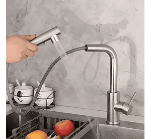 Grifo Giratorio Extensible De Lavaloza Con Rociador 360