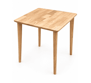 Mesa Oslo 60x60x75 cm – Madera de Haya Natural