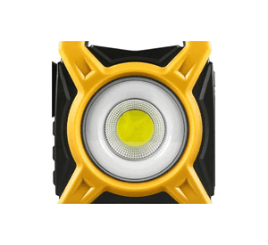 Linterna Multifuncional Con Panel Solar Verde y Amarillo