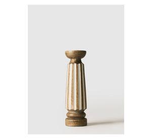 Candelabro Madera 20 x 6 cm