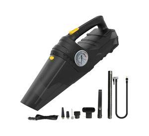ASPIRADORA AUTOMOVIL 12V 100W COMPRESOR INFLADOR LED 4 EN 1