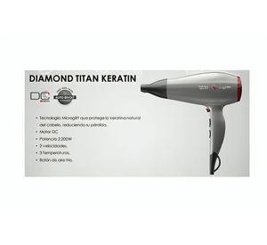 SECADOR GAMA TITAN KERATIN GRIS