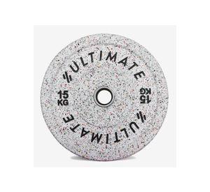 Disco Olímpico Bumper 3D 15 kg