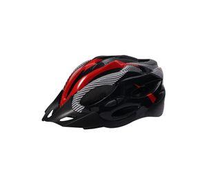 Casco Rojo Bicicleta Profesional Full Seguridad Luz