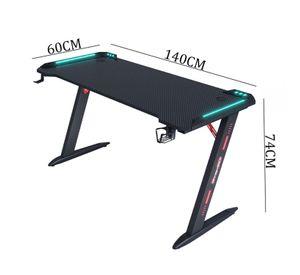 Escritorio Gamer Profesional 140x60x74cm Mesa Con Luces RGB