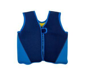 Chaqueta flotador azul niño