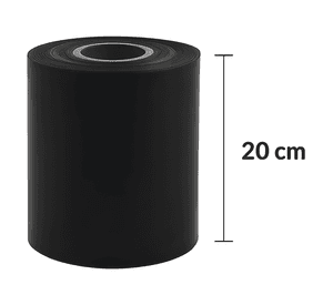 Manga riego 20cm ancho x 100mts largo Negra