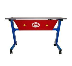 ESCRITORIO GAMER PANTHER SUPER MARIO LED