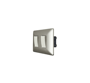 Interruptor Doble 220v Encendido Apagado Certificado Stanford Sec Champagne