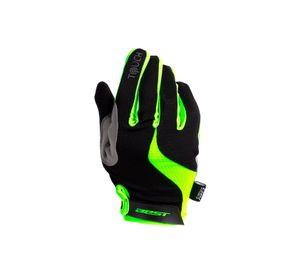 GUANTE LARGO BEST NEGRO/VERDE NEON TALLA M