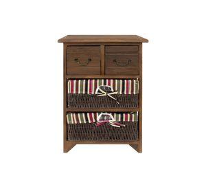 Cómoda Decorativa Almacenamiento Elegante Funcional Jhn