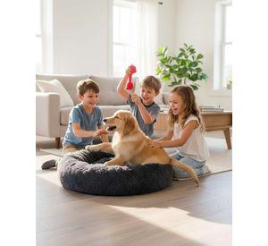 Cama Acolchada de Alta Densidad para tus mascotas 60 cm negro