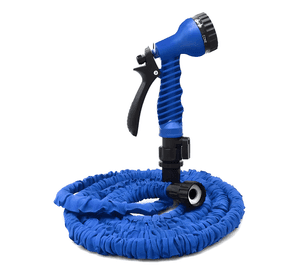 Manguera retractil expandible hasta 30 mts 100ft con puntero