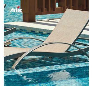 REPOSERA ALUMINIO RECLINABLE JARDIN PLAYA PISCINA