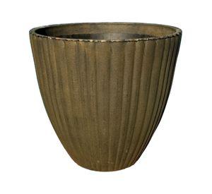 Macetero Grande Vertica 36 Bronce