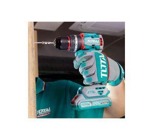 TALADRO PERCUTOR TOTAL 13MM 20V+2B 2A+C+MAL TIDLI20668-7