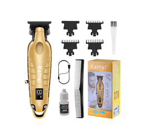Kemei KM-2293 Dorado Trimmer Profesional Recargable